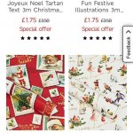 M&S Christmas wrapping paper and cards