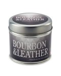 Candle for the discerning gentleman: Bourbon & Leather scent