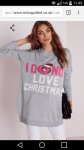 Missguided 'i donut love christmas' jumper (size s, m) with code, C&C