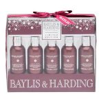 Baylis & Harding Midnight Fig & Pomegranate and Baylis & Harding Jojoba, Silk & Almond Oil 5 Piece Gift Set