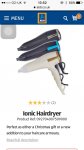 Iconic hair dryer 2200w