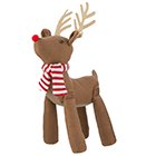 Contemporary standing fabric Rudolph (H 46cm)