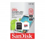 SanDisk 32GB Ultra Micro SDHC with SD Adapter, Sainsbury's