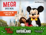 Disney World Tickets ONLY, 14 days for the price of 7 PLUS Free Gatorland Ticket included! £289.00pp