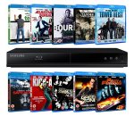 Samsung Blu-Ray player & 10 Blu-Ray Films