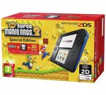 Nintendo 2DS Console (Black and Blue) with New Super Mario Bros 2