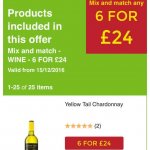 It's back Asda wine 6 bottles
