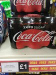 6 Pack of Coke Zero £1.00 @ Fulton's
