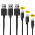 3 Pack Luxebell USB Cable 2.0 Male to micro USB Data Sync Charge Cable [Prime/non prime] Sold by Simple Tek