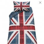 Argos single duvet set union jack style