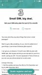 Three £13.00 a month 30GB 4G data 12 month sim