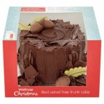 Waitrose red velvet tree trunk cake as seen on TV advert for one day