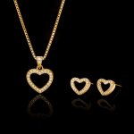 Zirconia 22ct Gold Plated Sterling Silver Jewellery Set OR Two