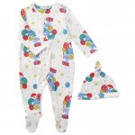 Man on the Moon sleep suits now (newborn navy and white, 0-3 months in white)