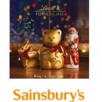 120 Bonus Nectar Points When you Buy Lindt Chocolate 100g reindeer or 100g bear