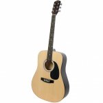 Squier SA-105 Natural acoustic steel-string guitar natural