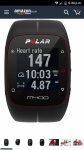 Polar m400 with chest stap