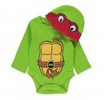 Teenage Mutant Ninja Turtles Bodysuit and Hat Set (C&C)