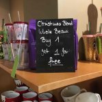 Starbucks Christmas Blend Beans Buy One Get One Free Instore £4.95