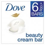 Dove Beauty Original Cream Soap Bars 6x100g
