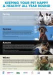 Free seaonal pet healthcare wall planner from the Pet Health Info website