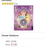 DISNEY PRINCESS 2017 ANNUAL &pound;1.00 PRIME DELIVERED IF SPENDING OVER &pound;10 on BOOKS