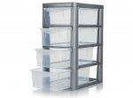 4 Drawer Storage Unit