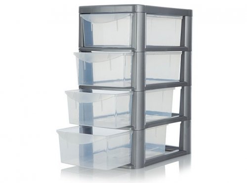 4 Drawer Storage Unit - £4 @ George (Asda George) - Smug Deals UK