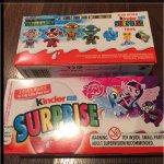 My little pony & Ninja turtle kinder eggs each pack in lidl for pack of 3