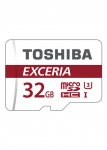 Toshiba 32GB, Speed: UHS-1 U3 (30 MBytes/s - for HD videos) MicroSD with adapter