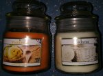Starlytes Soy Blend Scented Small Jar Candles Peach Mango Sorbet Or Soft Linen, 85g/3oz