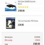 PS4 500GB Slim & The Last Guardian