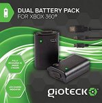 Gioteck Xbox 360 Double Battery Pack (C&C)
