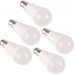 5 Pack LED Lamp GLS Non Dimmable 10W (60W Equivalent) BC 810lm A+ @ Toolstation £9.99