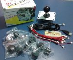 Arcade parts set - knobs, joystick and controller et al