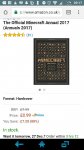 Minecraft 2017 Hardcover Annual on Amazon with Prime and 3.98 without