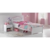 Ellie Single Bed Frame - White