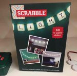 Scrabble Wall Hanging Lights