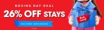 Extra 26% Off Hotel Stays using code - Stay from £22 per night @ Travelodge