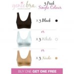 3 pack of Genie bras, buy 1 get 1 free at High Street TV. (with code) for 6 bras delivered