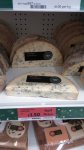 Blue Stilton a block £3.30/kg), Also little waxed Cheeses 40p