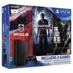 PS4 PS4 Slim 1TB Plus Uncharted 4, Driveclub, The Last Of Us Remastered-£249.99