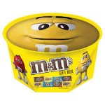 M&Ms yellow or red gift box 342g