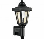 HOME Black Solar Outdoor Wall Light