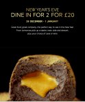 M&S New Year Eve Dine in for 2, starter + main + side + dessert + cava or wine
