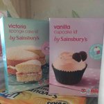 Sainsbury's cake mixes instore