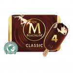 MAGNUM CLASSIC 4 PACK AND WHITE 4 PACK 99p at FARMFOODS