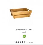 Waitrose gift crate £1.25 instore