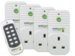 SCREWFIX C&C Energenie 13A 4 Pack Wireless Remote Control Electrical sockets