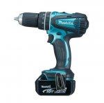 MAKITA DHP456SP1R 18V Combi Hammer Drill with 1X 4.0AH Li-on Battery and Case